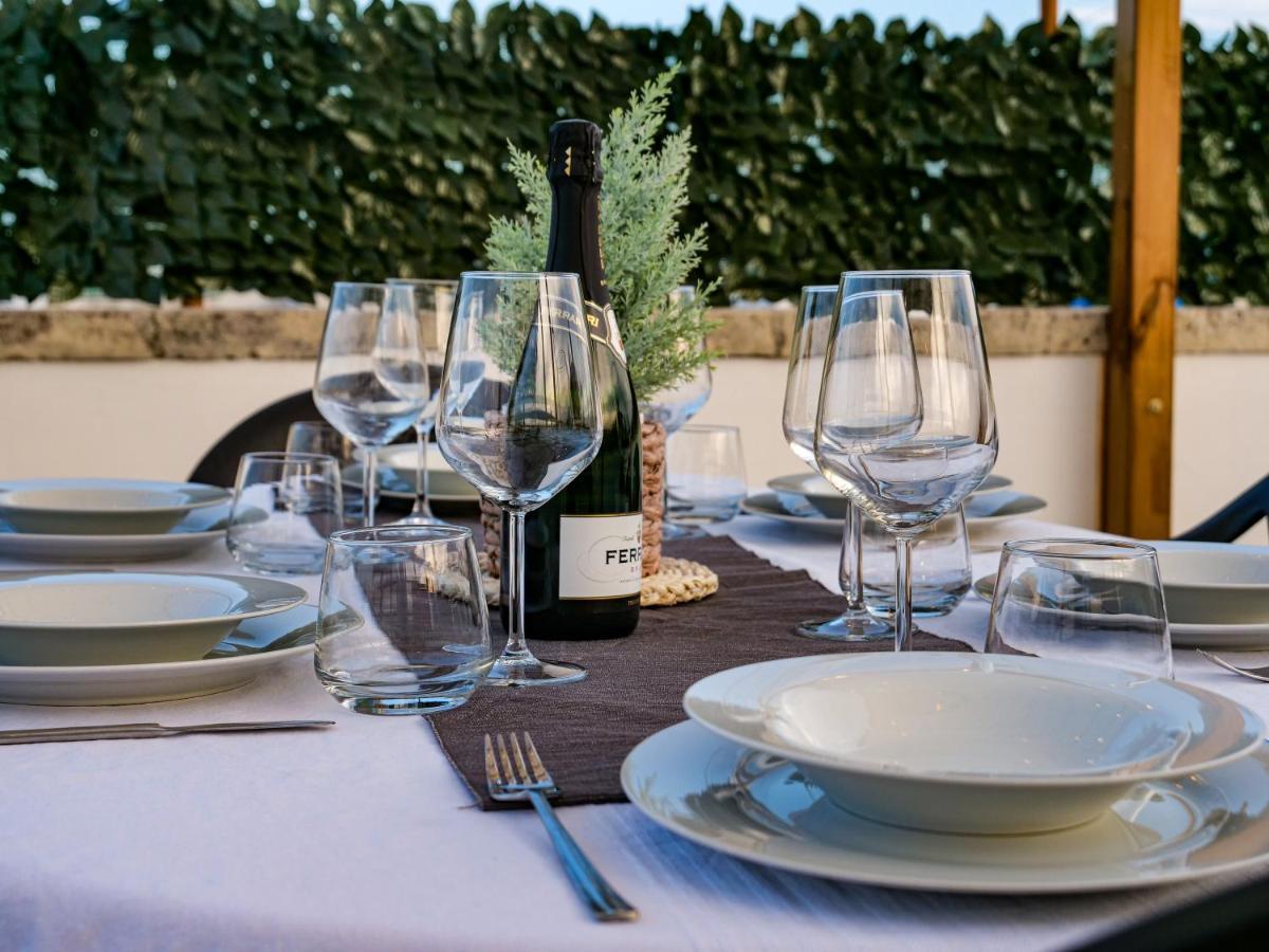 Ferienwohnung La Terrazza Dei Nonni Torre Specchia Ruggeri Exterior foto