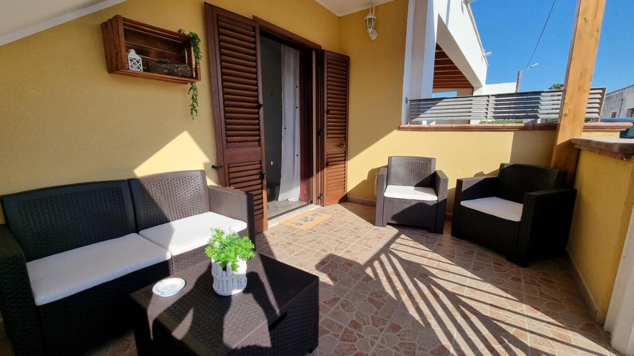 Ferienwohnung La Terrazza Dei Nonni Torre Specchia Ruggeri Exterior foto