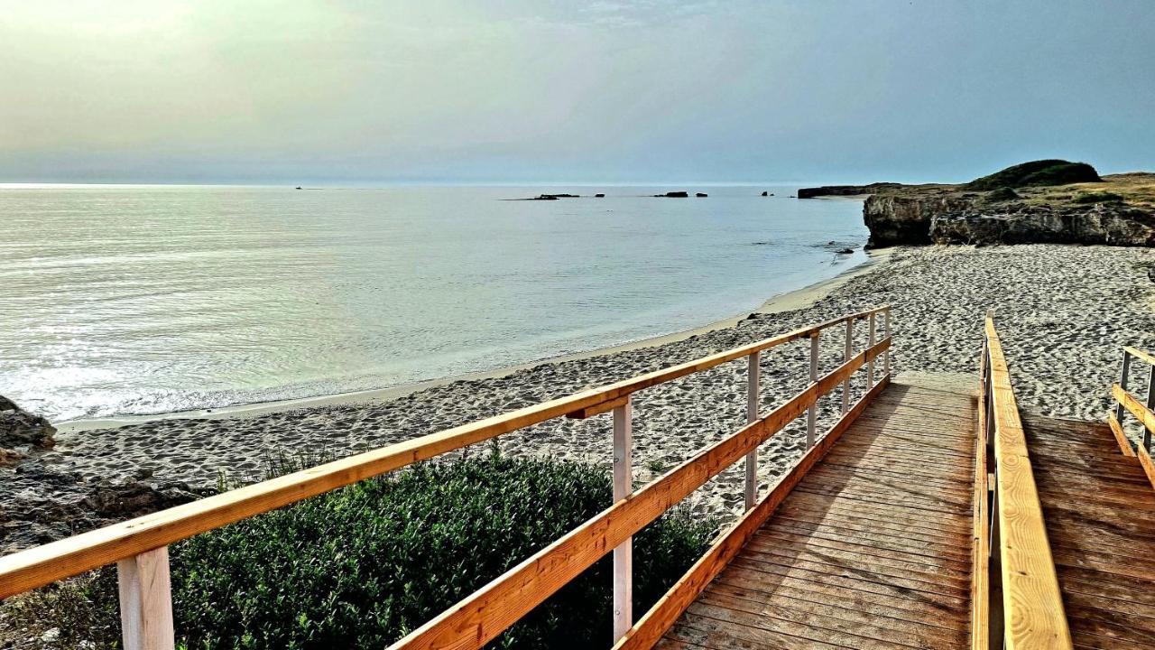 Ferienwohnung La Terrazza Dei Nonni Torre Specchia Ruggeri Exterior foto