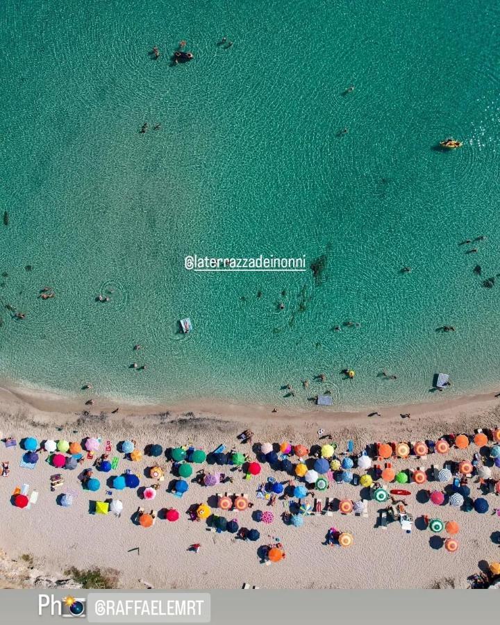 Ferienwohnung La Terrazza Dei Nonni Torre Specchia Ruggeri Exterior foto
